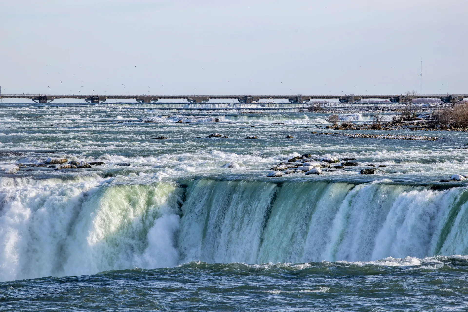 Niagara Falls viewed from the Canadian side