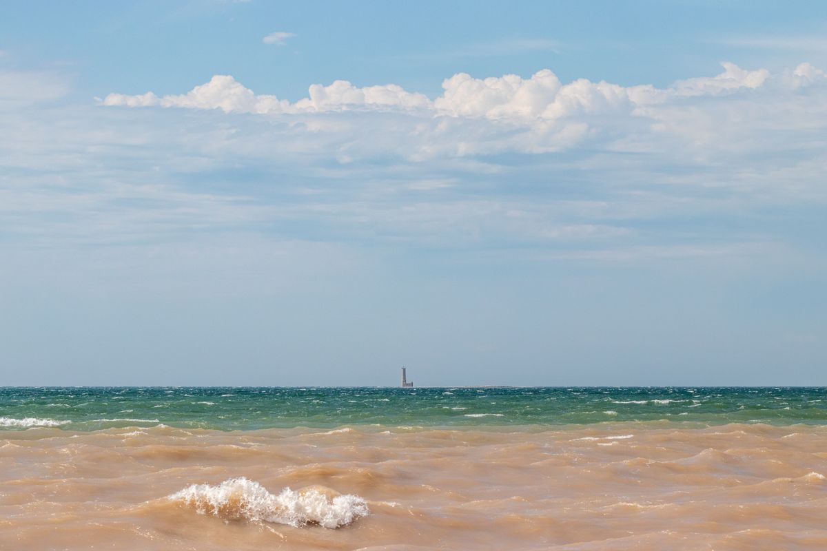 Lake Erie shoreline near Crystal Beach, Ontario